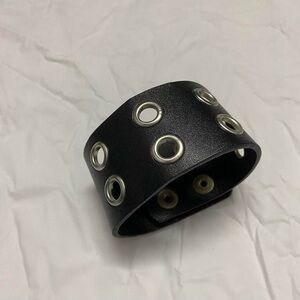 Black cuff bracelet